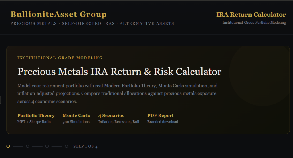 RETURN RISK CALCULATOR