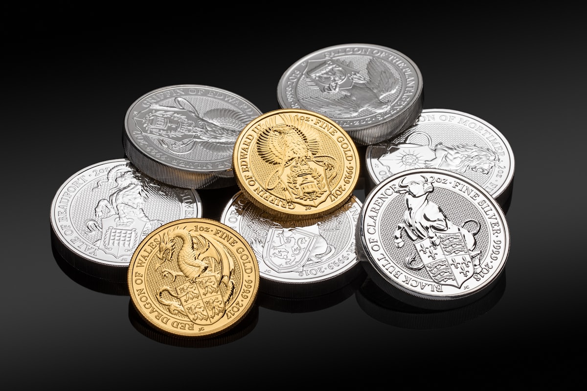 Gold and silver bullion coins