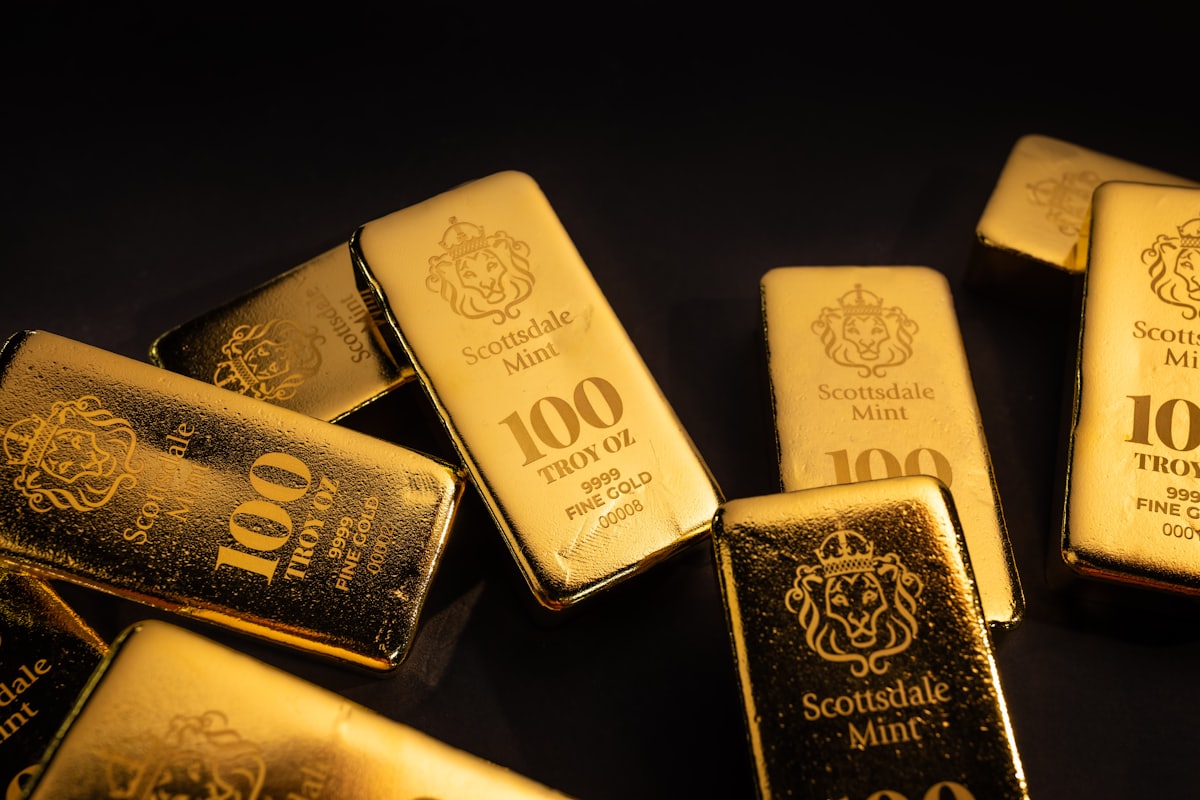 Gold bullion bars; many clients hold gold and silver in the same IRA
